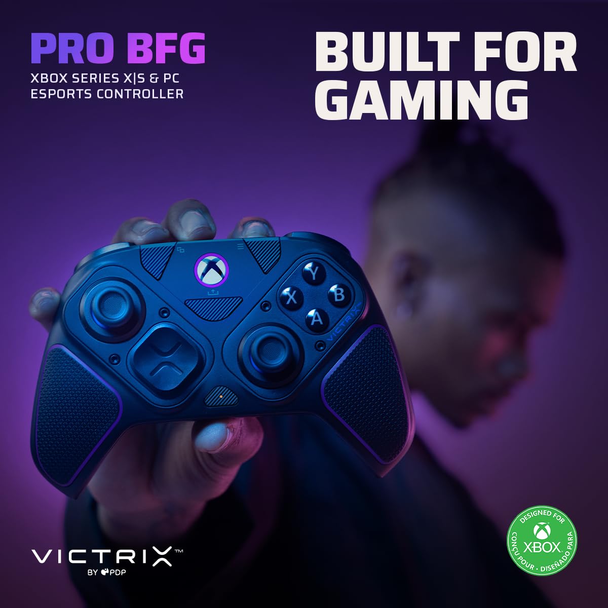 PDP Victrix Pro BFG drahtlos Controller: Black For Xbox Series X|S, Xbox One, and Windows 10/11 PC 8