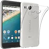 LG Nexus 5X Case, EasyAcc LG Nexus 5X Soft TPU Case Crystal Clear Transparent Slim Anti Slip Case Back Protector Cover Shockproof for LG Nexus 5X