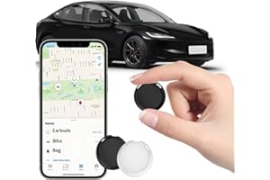 CYBERDOT 2 Pack GPS Trackers for Vehicles Work with Find My (iOS Only) Real Time Mini Car Item Finder Global Coverage Hidden Car Locator Tracking Device No Monthly Fee or Subscription No SIM Card Required