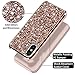Vofolen Case for iPhone X iPhone XS Case Glitter Bling Crystal Shiny Heavy Duty Protection Drop Impact Resistant Hybrid Protective Shell 2-Layer Soft Bumper Hard Cover for iPhone XS X 10 10S Champagne