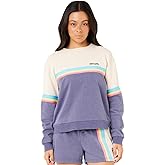 Rip Curl womens High Tide Surf Raglan Pullover Crew Sweatshirt