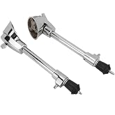 Bass Drum Feet, Anti-skid Drum Spurs Legs Replacement Pair for Percussion Instrument Accessories for Drummers Live Performances Studio Recording Home Practice