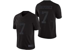 MESOSPERO ImWithKap 7 Colin Kaepernick IM with KAP All Stitched Movie Football Jersey Black S-XXXL