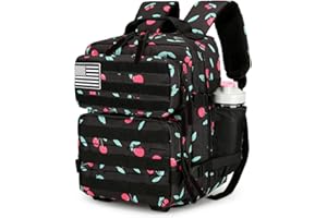 HongXingHai 9L Tactical Assault Backpack Gym Backpack Hiking Travel Backpack Camping Backpack (Cherry)