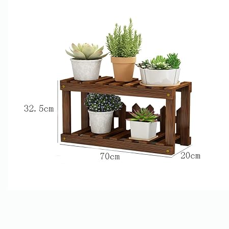 YXWa Puesto de Plantas Estantería de balcón con Flores en el ...