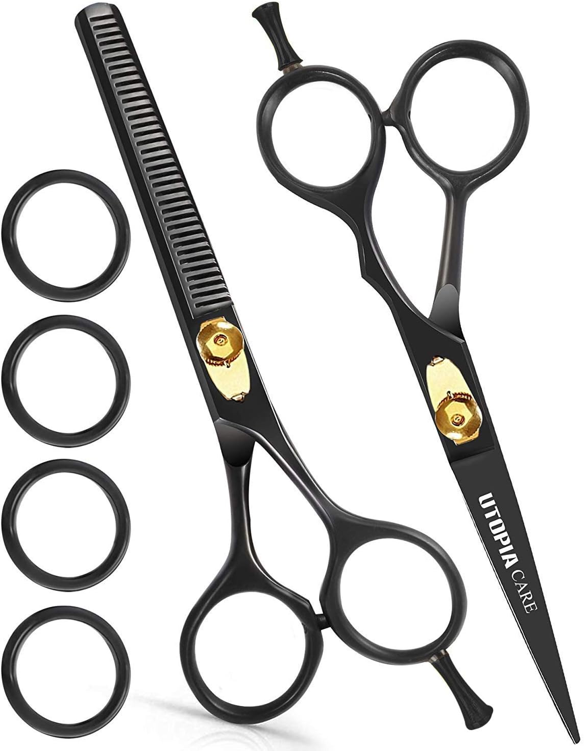 Utopia Care Professional Barber Hair Cutting Scissors with Hair