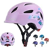 Kids Bike Helmet, OnBros Kid Bicycle Helmet for Girls and Boys with Light Lightweight Kids Helmets Certified Toddler Helmets for Kids 3-5-8-10 Age (46-50-55 cm)