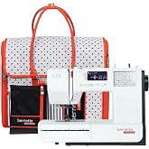 Bernette B38 Computerized Sewing Machine for Quilting &amp; Embroidery with Free Tote Bag &ndash; Heavy-Duty, Portable with LCD Display for Seamless Stitching &amp; Creative Sewing Projects