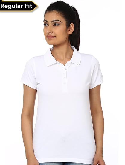 white collared t shirt womens