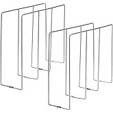 Blulu U Shaped Cookie Sheet Organizer for Cabinet Baking Sheet Organizer Kitchen Cabinet Dividers Vertical Chrome Pan Rack St