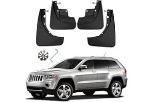Car Mud Flaps Mudguard for Jeep Grand Cherokee 2011-2024 Front and Rear Mudflaps Splash Guards Heavy Duty Flares 4-PC Auto Ac