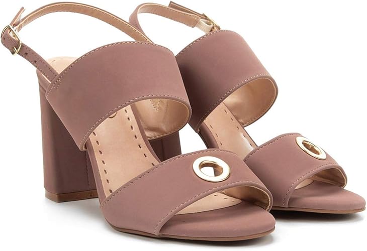 sandalia drezzup salto grosso