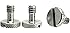 Steel Screws 1/4" Tripod Quick Release QR Plate Camera Flathead Slot Stainless SS ideal for Manfrotto / Sachtler (3 Pack)