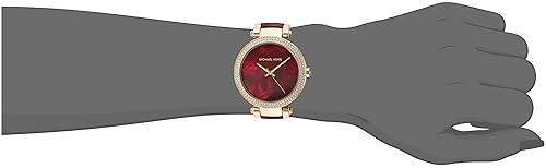 Michael Kors Women's Parker Red and Gold Watch MK6427 in Oman