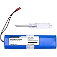 Youejoeq Replacement Battery for ILIFE V5s Pro/ V3sPro/V8s/V50/X750 /V3 /V40/V5x Robotic Vacuum Cleaner, fits Part no 18650B4-4S1P-AGX-2,SUN-INTE-202