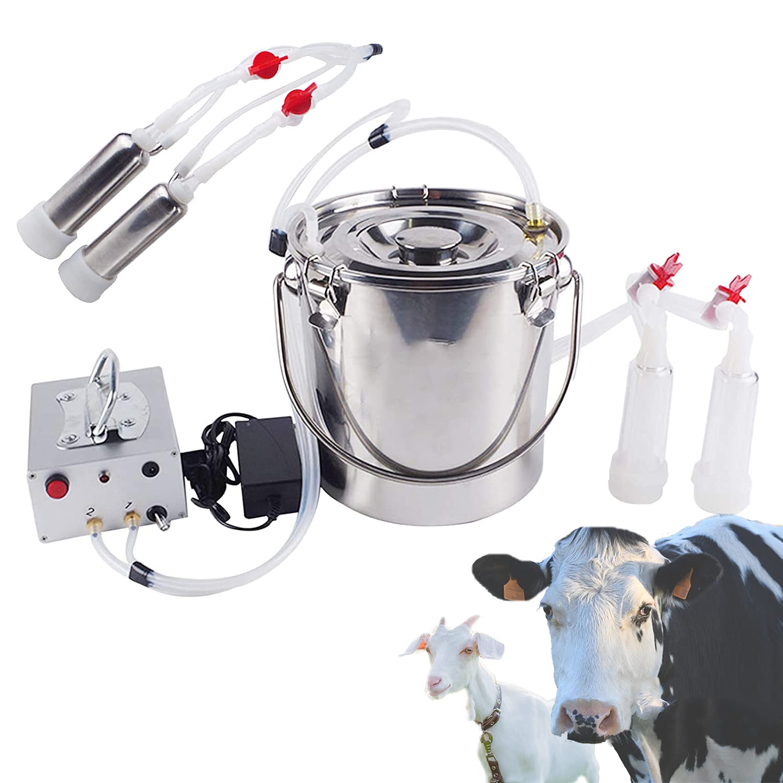 Buy TZUTOGETHER Electric Milking Machine for Cows Goats, Pulsation