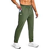FOGFIRE Mens Sweatpants with Zipper Pockets Joggers for Men Workout Athletic Gym Track Fitness Clothing Gifts