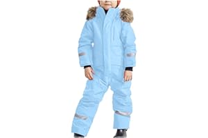 Snow Suit for Kids Boys Girls One Piece Snowsuit Waterproof Windproof Jumpsuits 2025 Winter Thermal Ski Overalls