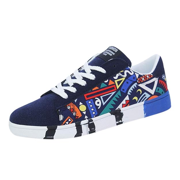 Fannyfuny Herren Canvas Sneakers Turnschuhe Freizeit Schnürer Sportschuhe Sneaker Wohnungen Schuhe Flache Freizeitschuhe Spor