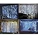 Minetom 185 LED Wishing Ball Curtain Lights - Fairy String Lights with Remote, USB Powered Waterproof for Christmas Wedding Party Bedroom Decoration