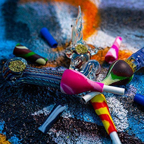 Cigarette Holder - Tips For Raw Rolling Papers - Smoking Accessories - Reusable Cigarette Filters - Silicone Filter Tips - Cigar Accessories - Camo-Fire - Thumbnail 6