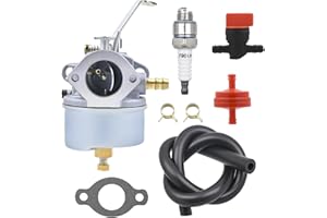Aulavik 632230 632272 Carburetor with Gasket for Tecumseh 631828 631067 631067A 632076 H30 H50 H60 HH60 HH70 5hp 6hp Engines Snowblowers & Engine Troy Bilt Horse Tiliers 47279 Carb H70 H80 7HP 8HP 9HP