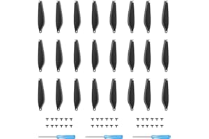 Tosiicop Mini 4 Pro Mini 3 Pro Propellers - 24PCS Drone Accessories Replacement Blades Parts Low Noise Quick-Release Props Wings Mini Series 6030F with Screwdrivers Silver - NOT for Mini 3