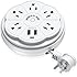 POWERADD Travel Power Strip 5 Outlet Surge Protector with Retractable Cord Smart USB Ports and Type-C Port, 125V/13A, 3.3ft Extension Cord, Portable & Neat for Travel/Home /Office