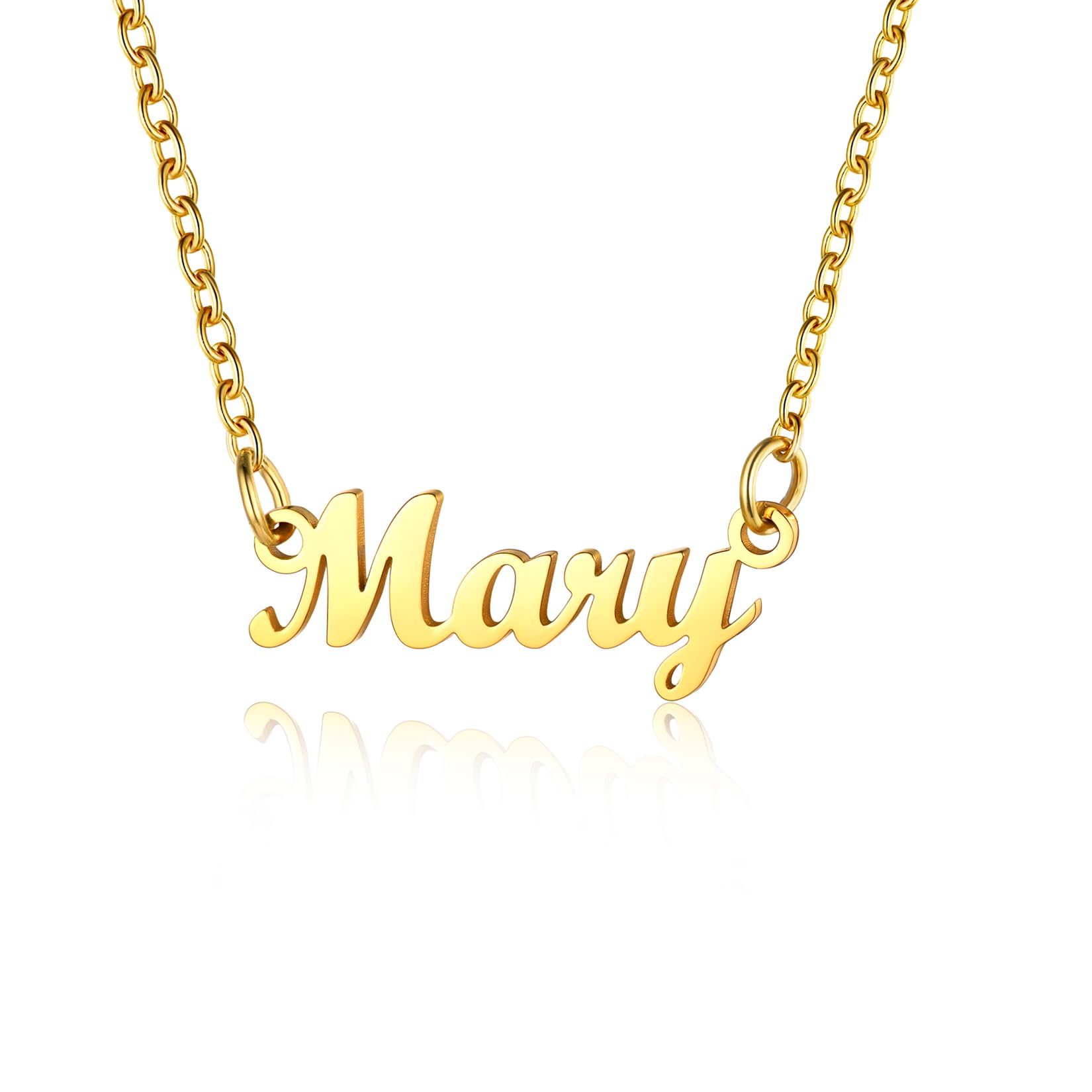 U7 Necklace For Teenage Girl Pendant Mary Custom Jewelry Name Necklaces — image 1