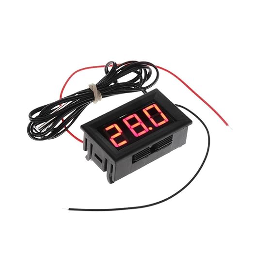Segolike Digital LCD Fridge Aquarium Thermometer Temperature Meter Gauge Tester Monitor - red, 4.5 * 2.8 * 2cm