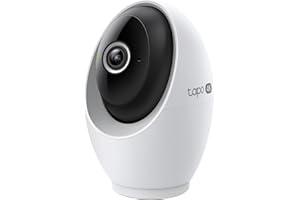 Tapo 4K Pan/Tilt Indoor Security Camera for Baby Monitor, Dog Camera w/Motion Detect and Track, 360° View, Color Night Vision, SD/Cloud Storage, Works w/Alexa, Google, and Bixby RoomCam 4K