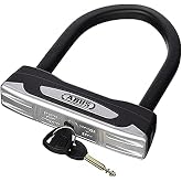 Abus U-Lock - Granit X-Plus 54 Key, 5.5", Black | Bicycle D-lock with parabolic shackle, XPlus cylinder, Power Cell Technology