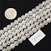 SHG Store 6mm Round Natural Moonstone Beads Strand 15 Inch Jewelry Making Beads