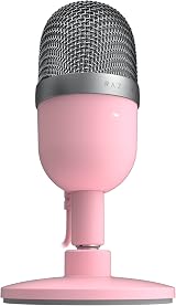 Razer Seiren Mini USB Condenser Microphone Quartz Pink Streaming view 9