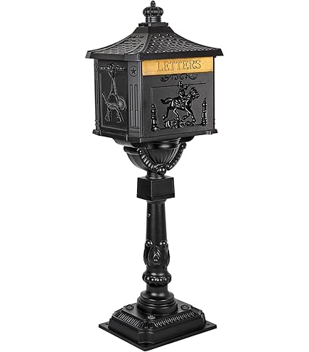 LMXRYPD Buzon Exterior Grandes De Pared, Buzones De Correos Rectangular Con Cerradura, Buzón De Jardín Resistente A La Intemperie, Para Patio, Jardín, Oficina(Blue