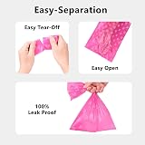 Nineaccy Biodegradable Dog Poo Bags with Holder 240 Count Large 9x13 Inches view 3