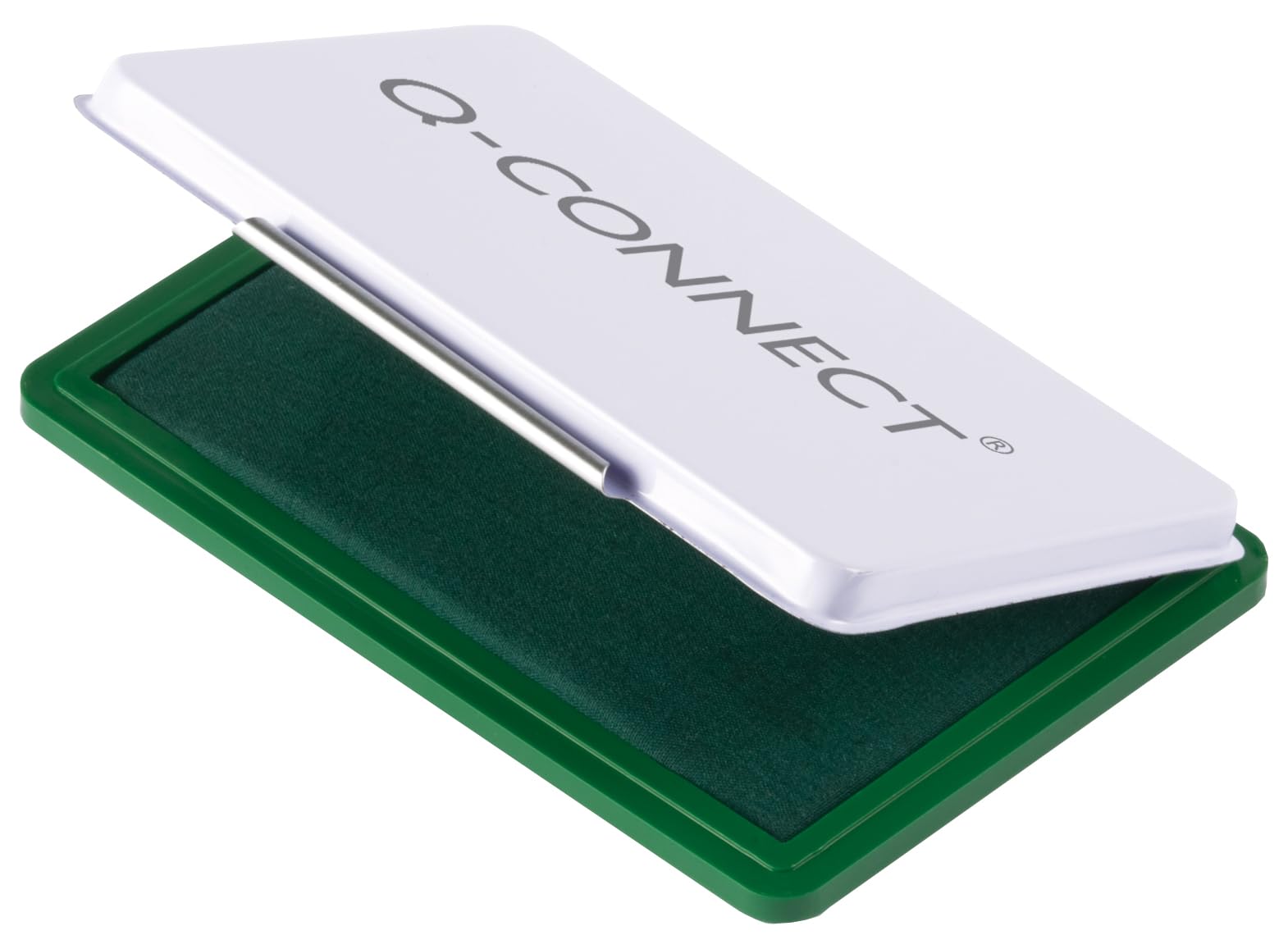 Q Connect Large Stamp Pad Metal Case - Green