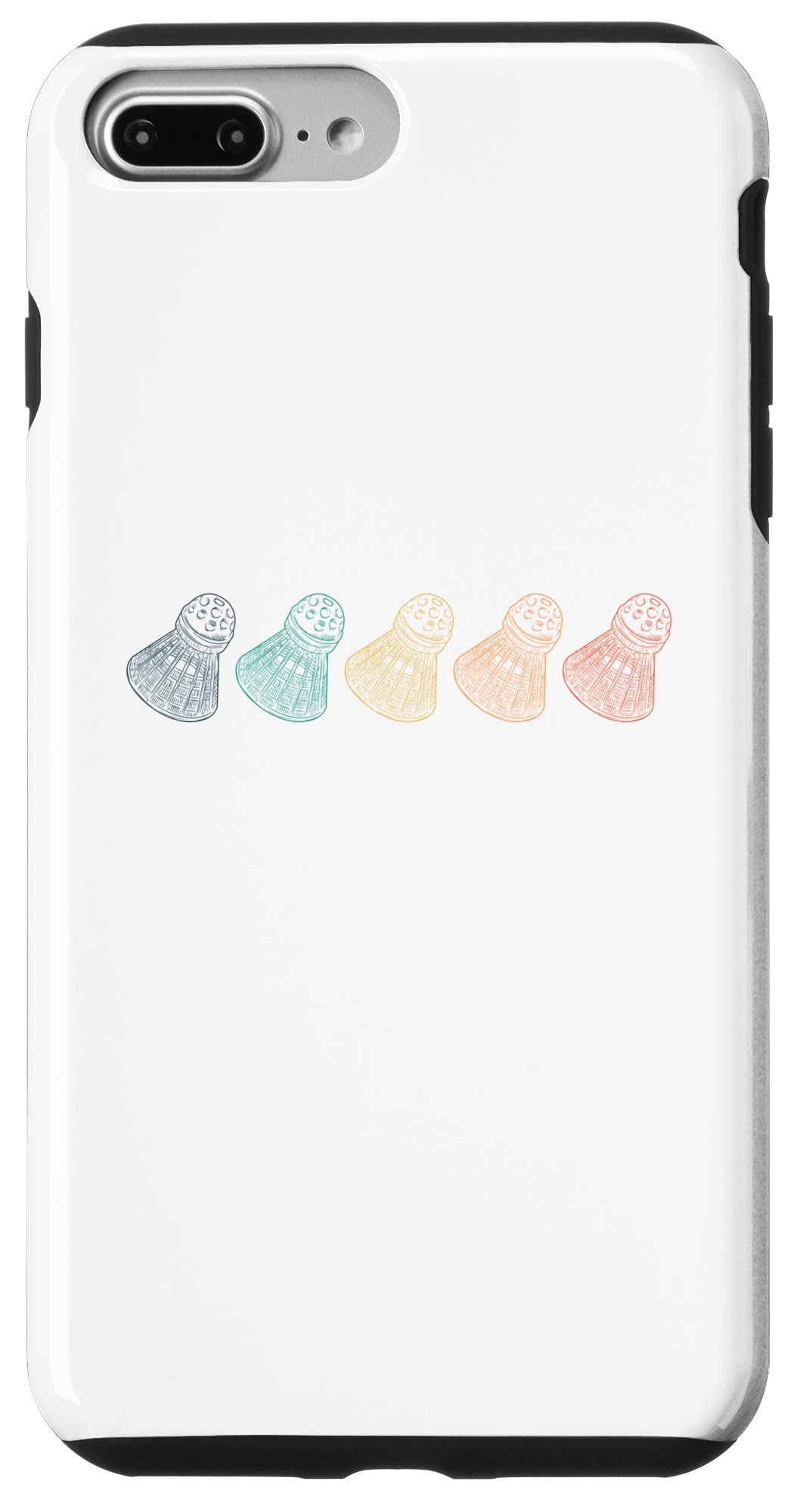 iPhone 7 Plus/8 Plus Crossminton Speedminton Badminton Balls Case — image 1