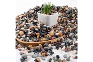 AVALUTION Aquarium Gravel for Plants -7lb Fish Tank Gravel for Succulent Cactus & Bonsai, 1/4Inch Decorative River Rocks Pebbles for Gardening, Flower Pots, Landscaping, Terrarium