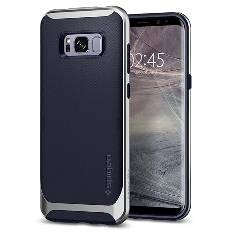 Spigen 565CS21600 Neo Hybrid für Samsung Galaxy S8 Hülle, Zweiteilige Handyhülle Modische Muster Silikon und PC Rahmen Schutz