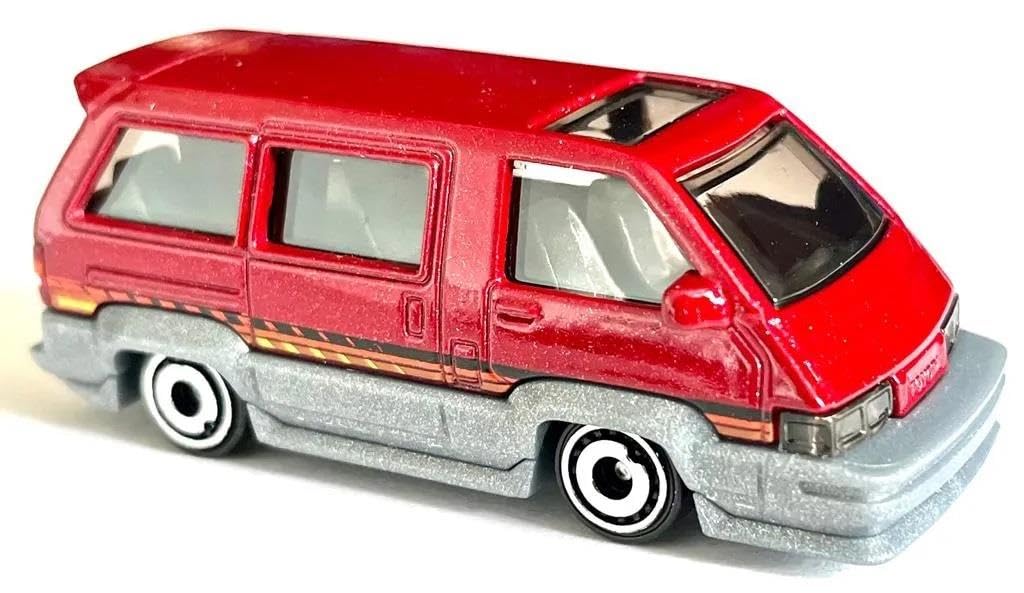 Hot Wheels - 1986 Toyota Van - HW J-Imports 7/10 - HCT15 - Short Card - Dark Red - Mattel 2022