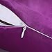 OOSILK 100% Mulberry Silk Pillowcase for Hair Queen 20in x 30in , Violet,Gift Wrap, 1pc