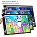 MISERWE A4 Light Table 4.0mm Ultra-Thin USB Powered Portable LED Light Box Artcraft Tracing pad for Sketching Artists Drawing Animation Stencilling X-rayViewing