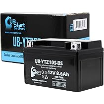 Batteria Moto Kyoto GTZ10S AGM | Per Yamaha YZF R1 1000 2004-2005 | 12V | Pronta All'Uso - Foto 6