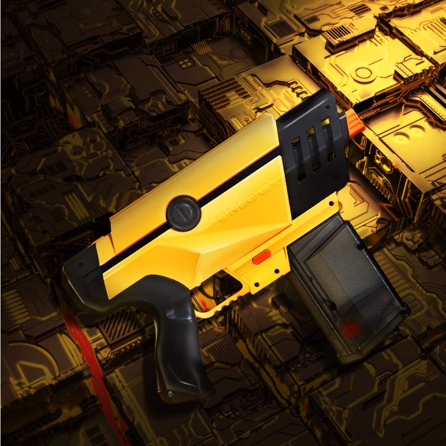UnlocX Splatter Ball Gun Kit Powerful Fully Automatic Rechargeable 200fps Gel Ball Blaster