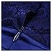 Miusol Women's Retro Floral Lace Vintage 2/3 Sleeve Slim Ruched Wedding Maxi Dress