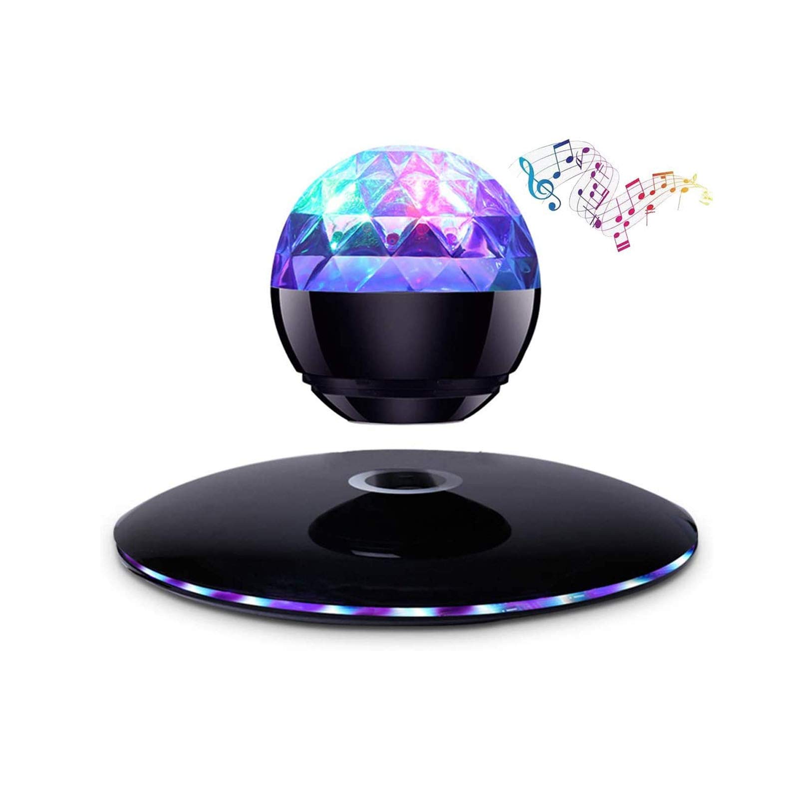 FGVDJ Magnetic Levitating Bluetooth Speaker, Fixture Floating Bluetooth Speaker Cool Tech Gifts, Gre