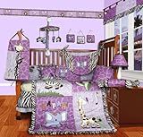 Custom Baby Girl Boutique - Safari 15 PCS Crib Bedding