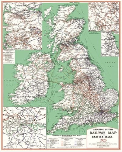 Big Four Railroad Map Railway Grouping System Map Of The British Isles 1923 (Rolled For Framing): Big  Four Railway Companies Gwr, Lner, Lms, Sr: Amazon.co.uk: Railways Act 1921:  9781873590904: Books