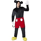 Spirit Halloween Mickey and Friends Adult Mickey Mouse Union Suit Costume | Officially Licensed | Group Costume | Disney